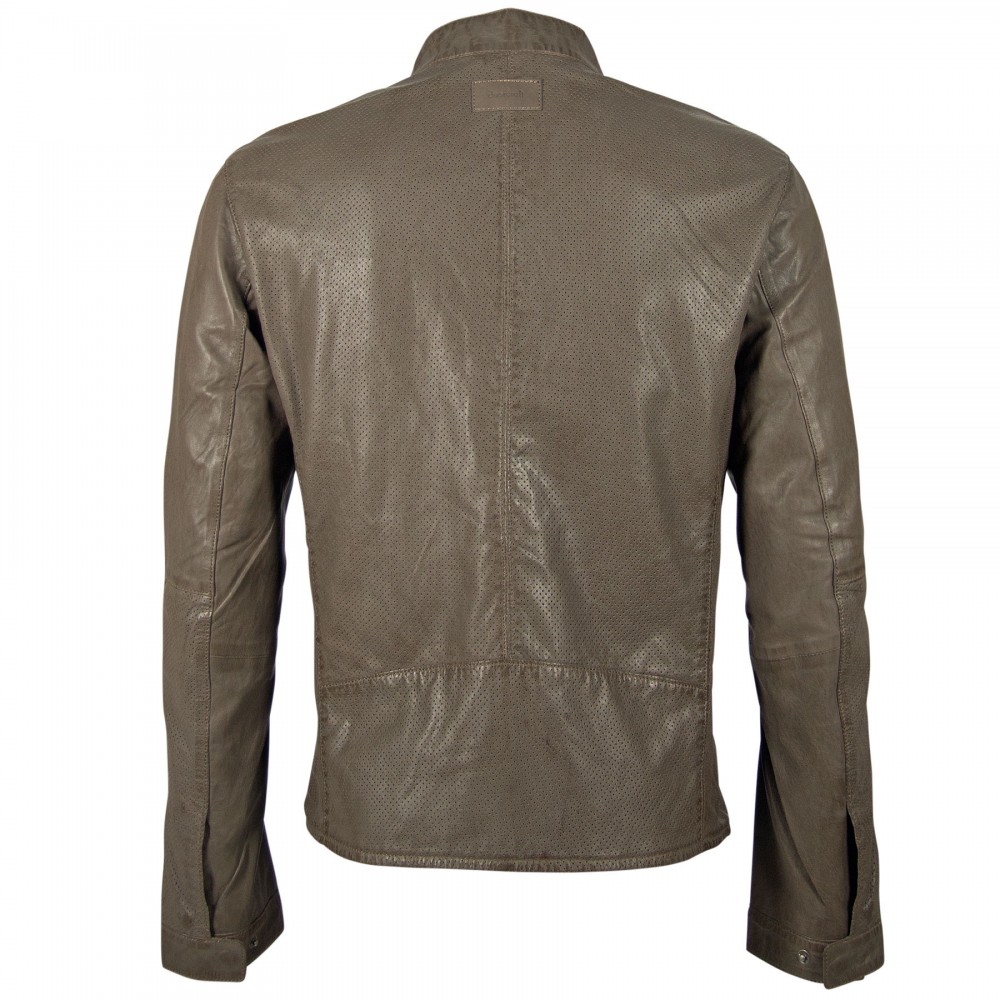 Geaca de Piele Naturala Barbati Gipsy Gri Inchis Heat LASIV Geaca de Piele Naturala Barbati Gipsy Gri Inchis Heat LASIV - readytowear.ro