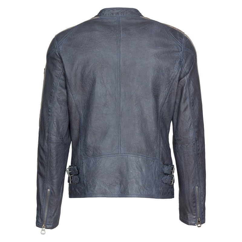 Geaca de Piele Naturala Barbati Gipsy Bleumarin Heroes SF LVW – IMBRACAMINTE