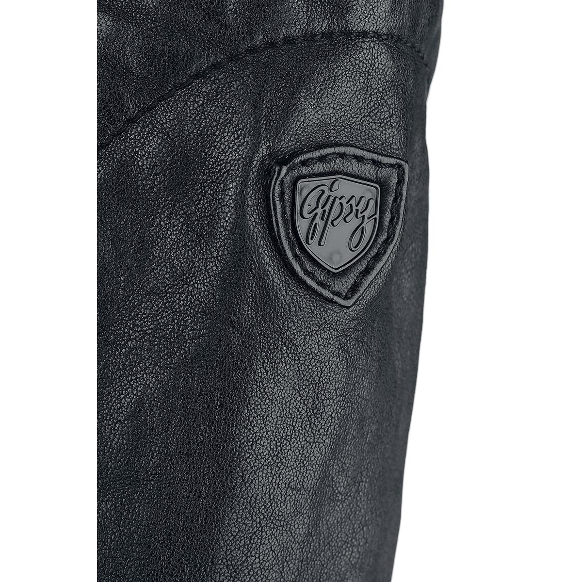 Geaca de Piele Naturala Barbati Gipsy Neagra Highway 2 SF LAGIV – IMBRACAMINTE