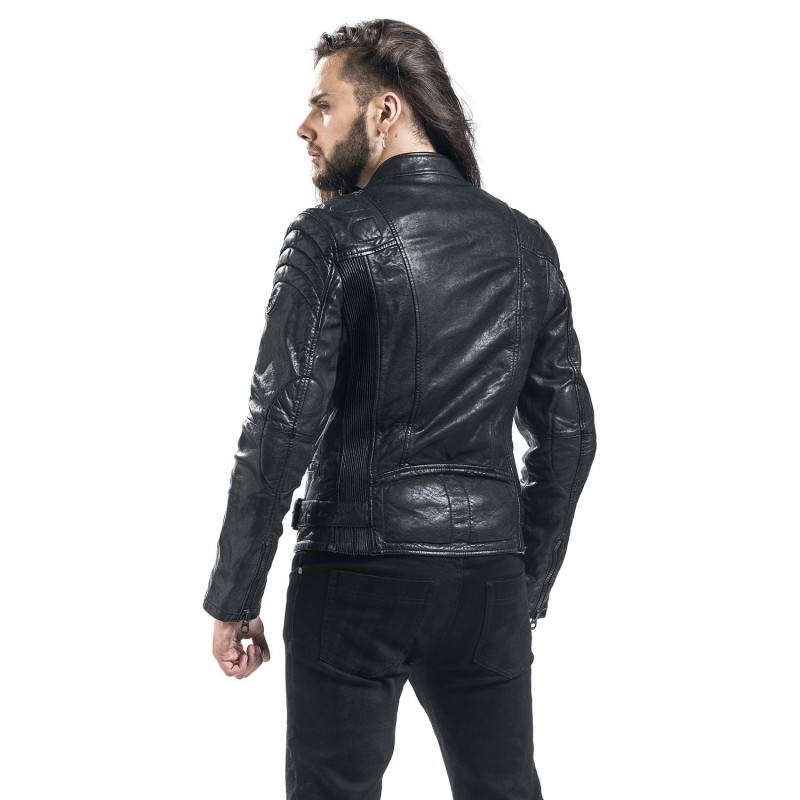 Geaca de Piele Naturala Barbati Gipsy Neagra Highway 2 SF LAGIV – IMBRACAMINTE Geaca de Piele Naturala Barbati Gipsy Neagra Highway 2 SF LAGIV – IMBRACAMINTE