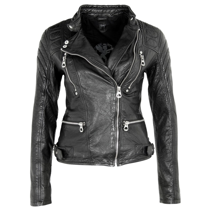 Geaca de Piele Naturala Dama Gipsy Neagra History NSLVW – IMBRACAMINTE Geaca de Piele Naturala Dama Gipsy Neagra History NSLVW – IMBRACAMINTE