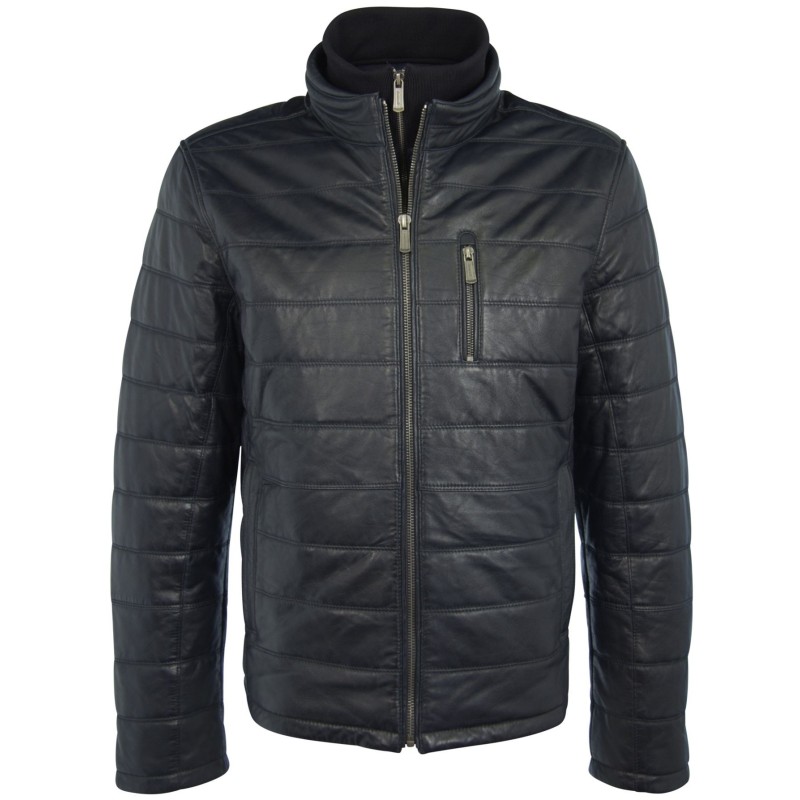 Geaca de Piele Naturala Barbati Gipsy Bleumarin Hudson LNSV W – IMBRACAMINTE Geaca de Piele Naturala Barbati Gipsy Bleumarin Hudson LNSV W – IMBRACAMINTE