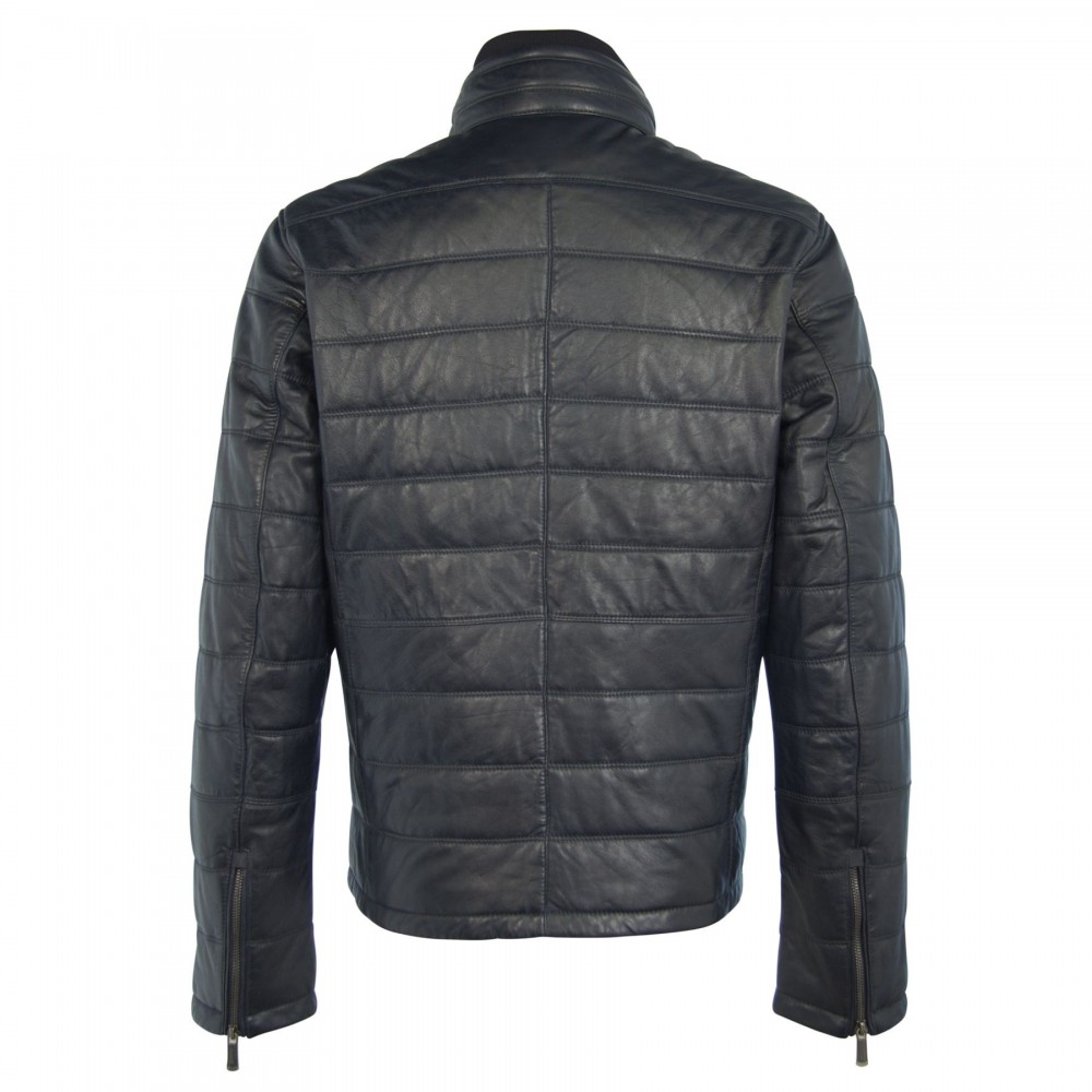 Geaca de Piele Naturala Barbati Gipsy Bleumarin Hudson LNSV W Geaca de Piele Naturala Barbati Gipsy Bleumarin Hudson LNSV W - readytowear.ro