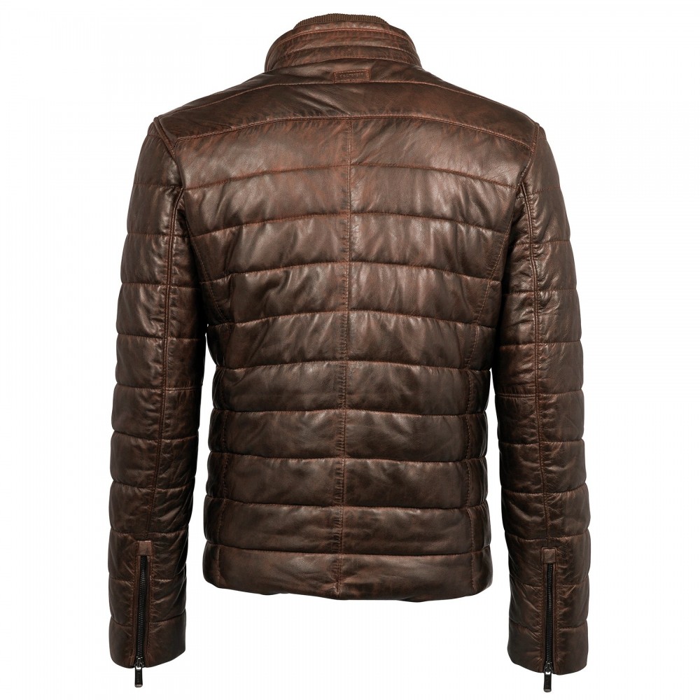 Geaca de Piele Naturala Barbati Gipsy Maro Hudson W18 LNB W Geaca de Piele Naturala Barbati Gipsy Maro Hudson W18 LNB W - readytowear.ro