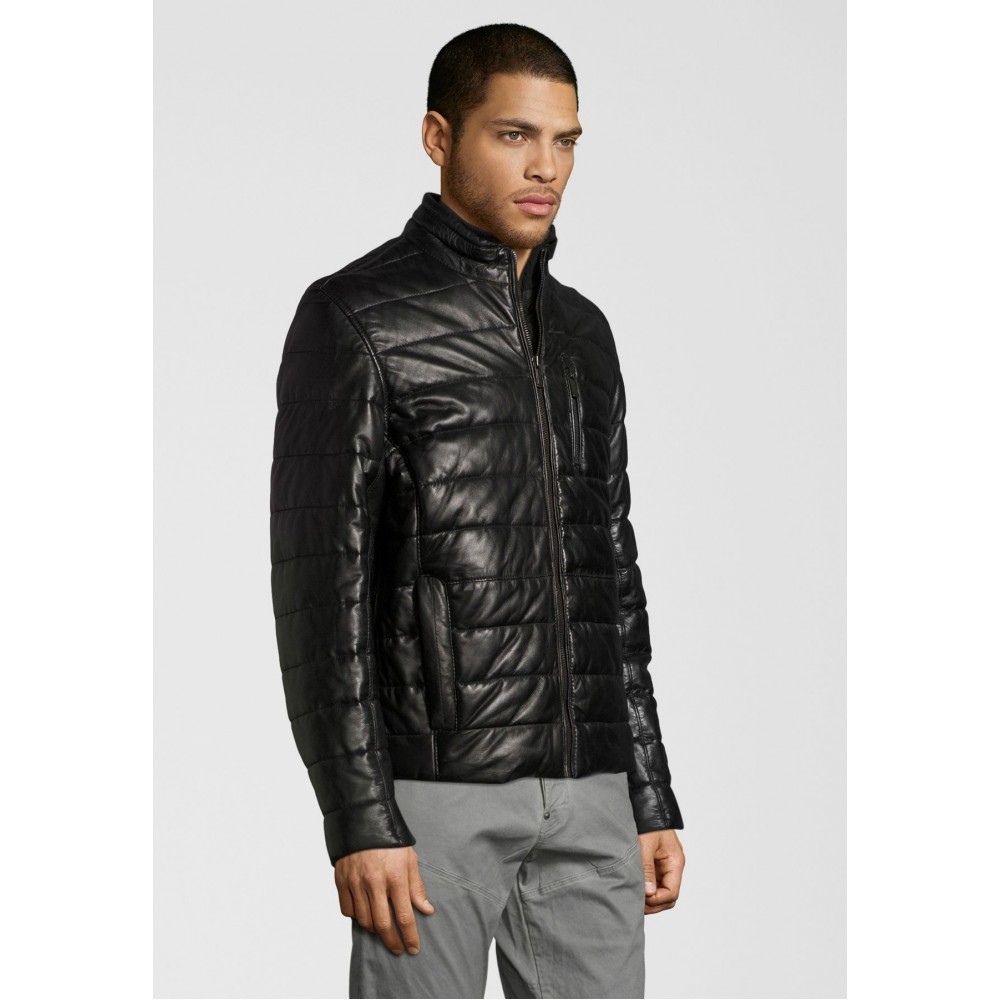 Geaca de Piele Naturala Barbati Gipsy Neagra Hudson W18 LNB W Geaca de Piele Naturala Barbati Gipsy Neagra Hudson W18 LNB W - readytowear.ro