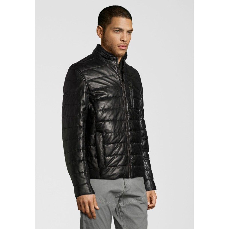 Geaca de Piele Naturala Barbati Gipsy Neagra Hudson W18 LNB W – IMBRACAMINTE