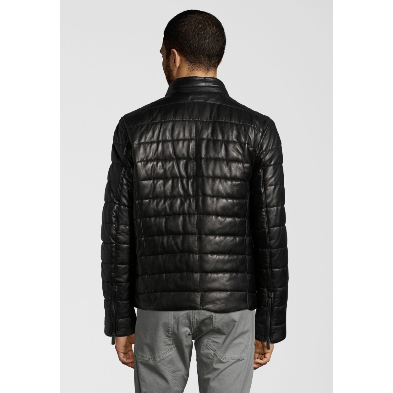 Geaca de Piele Naturala Barbati Gipsy Neagra Hudson W18 LNB W – IMBRACAMINTE