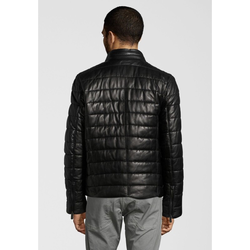 Geaca de Piele Naturala Barbati Gipsy Neagra Hudson W18 LNB W – IMBRACAMINTE