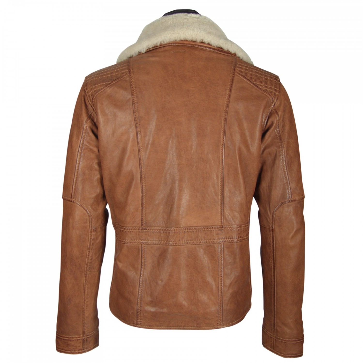 Geaca de Piele Naturala Barbati Gipsy Coniac Ice LASARV W – IMBRACAMINTE