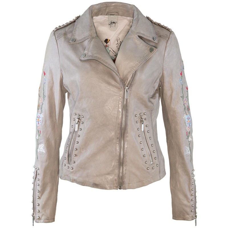 Geaca de Piele Naturala Dama Gipsy Gri deschis Inka LONTV – IMBRACAMINTE Geaca de Piele Naturala Dama Gipsy Gri deschis Inka LONTV – IMBRACAMINTE