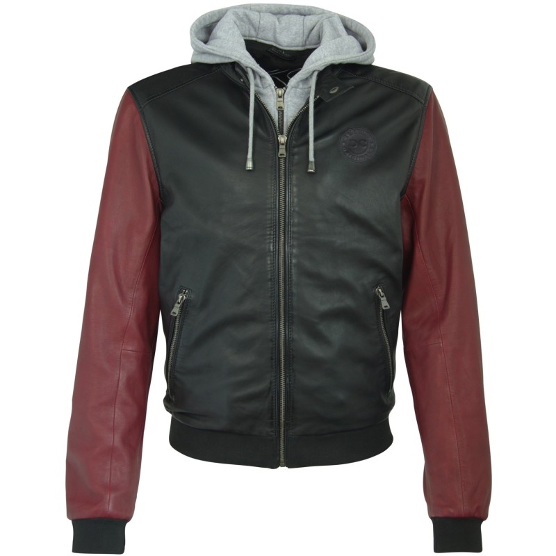 Geaca de Piele Naturala Barbati Gipsy Neagra FLASH – IMBRACAMINTE