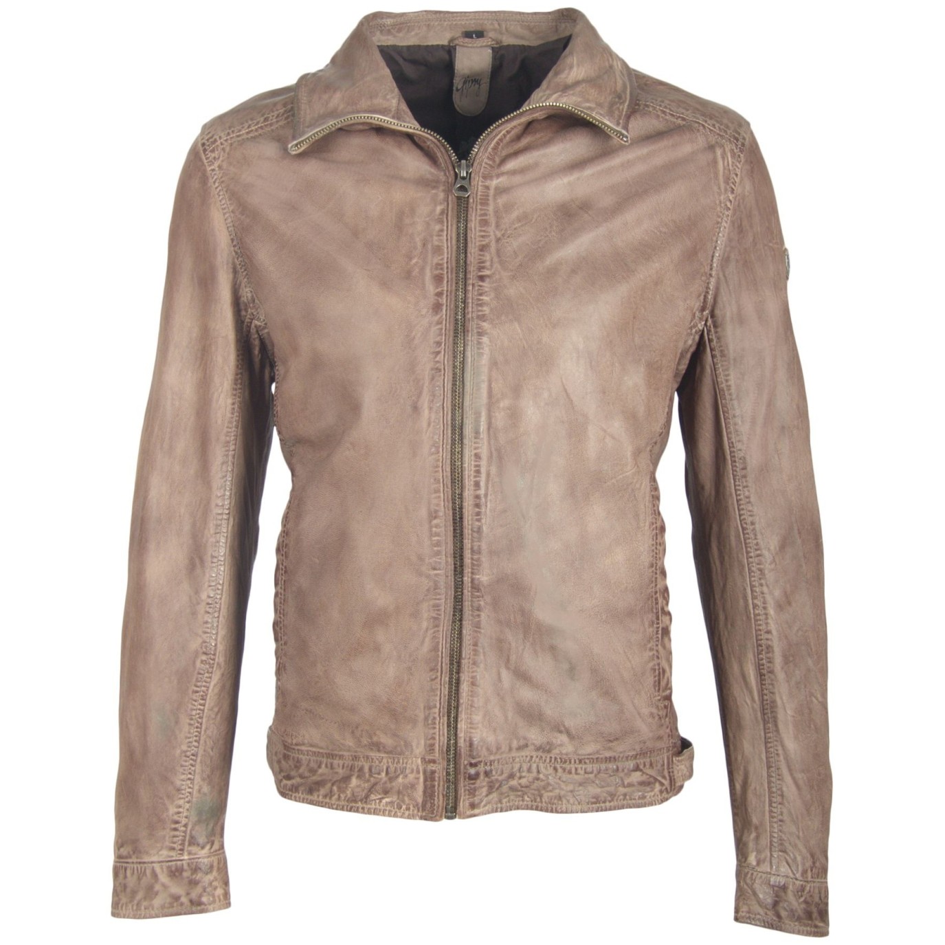 Geaca de Piele Naturala Barbati Gipsy Gri Jac LWAWV – IMBRACAMINTE Geaca de Piele Naturala Barbati Gipsy Gri Jac LWAWV – IMBRACAMINTE