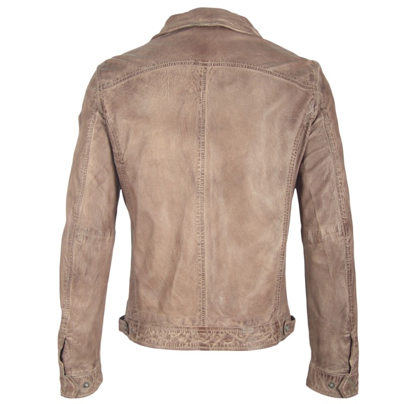 Geaca de Piele Naturala Barbati Gipsy Gri Jac LWAWV – IMBRACAMINTE Geaca de Piele Naturala Barbati Gipsy Gri Jac LWAWV – IMBRACAMINTE