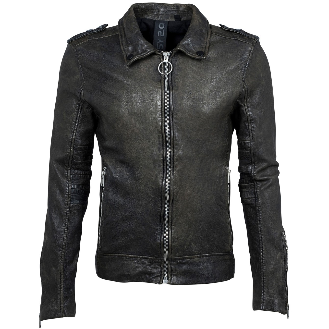 Geaca de Piele Naturala Barbati Gipsy Kaki Jadis SF LATOV – IMBRACAMINTE