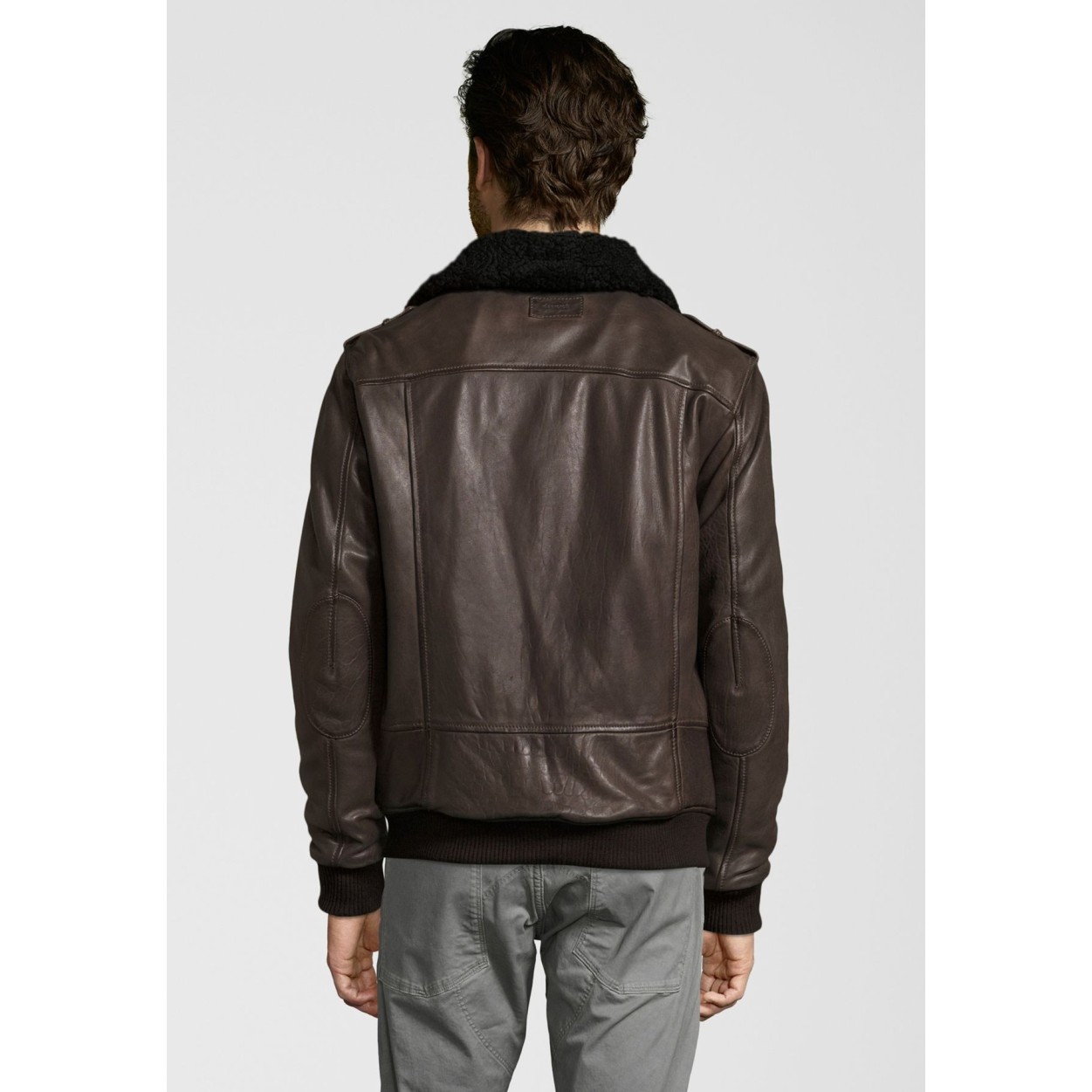 Geaca de Piele Naturala Barbati Gipsy Maro Inchis Jared NSLVV W – IMBRACAMINTE