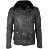Geaca de Piele Naturala Barbati Gipsy Neagra Jareth LVD Geaca de Piele Naturala Barbati Gipsy Neagra Jareth LVD - readytowear