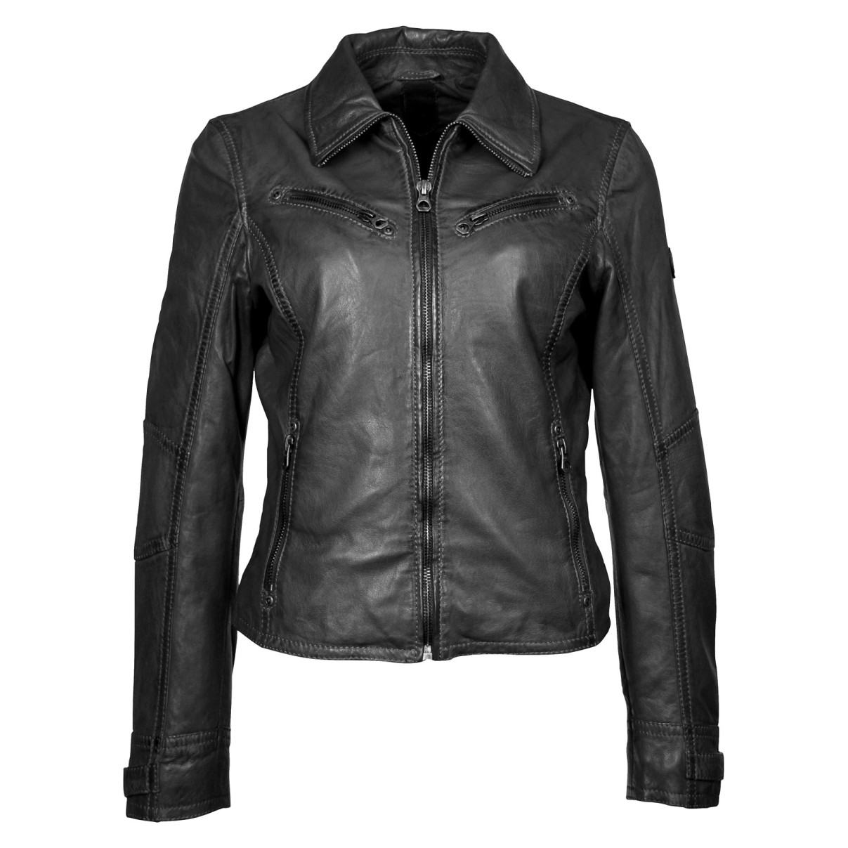 Geaca de Piele Naturala Dama Gipsy Neagra Jill LAKEV – IMBRACAMINTE Geaca de Piele Naturala Dama Gipsy Neagra Jill LAKEV – IMBRACAMINTE