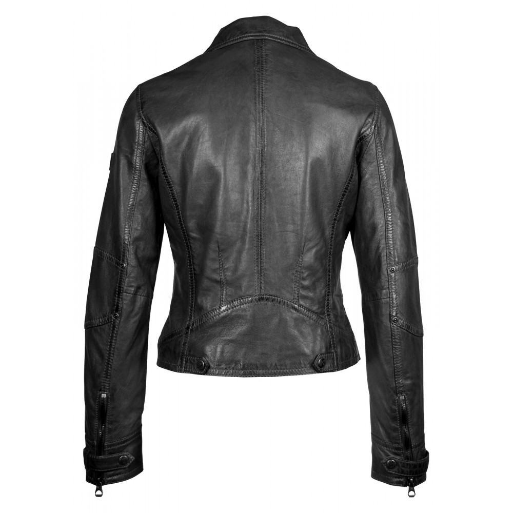Geaca de Piele Naturala Dama Gipsy Neagra Jill LAKEV Geaca de Piele Naturala Dama Gipsy Neagra Jill LAKEV - readytowear.ro