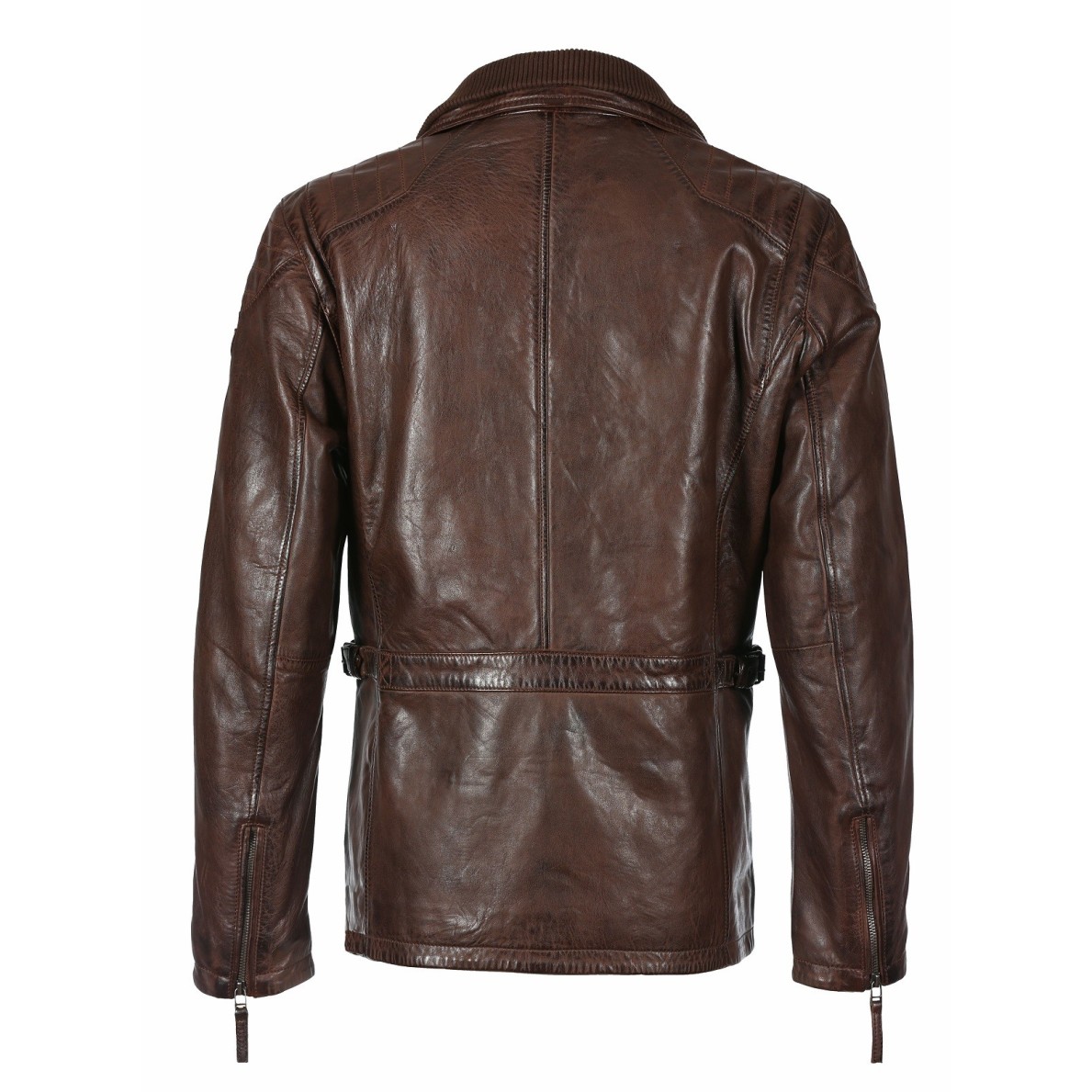 Geaca din Piele Naturala Barbati Gipsy Castanie Joey NSLV W – IMBRACAMINTE