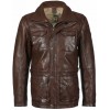 Geaca din Piele Naturala Barbati Gipsy Castanie Joey NSLV W - readytowear