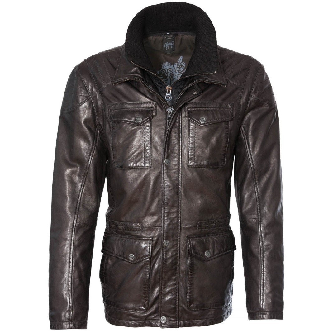 Geaca din Piele Naturala Barbati Gipsy Maro Joey NSLV W – IMBRACAMINTE