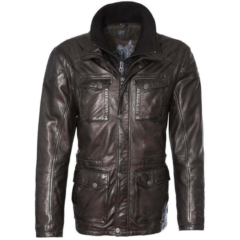 Geaca din Piele Naturala Barbati Gipsy Maro Joey NSLV W – IMBRACAMINTE Geaca din Piele Naturala Barbati Gipsy Maro Joey NSLV W – IMBRACAMINTE