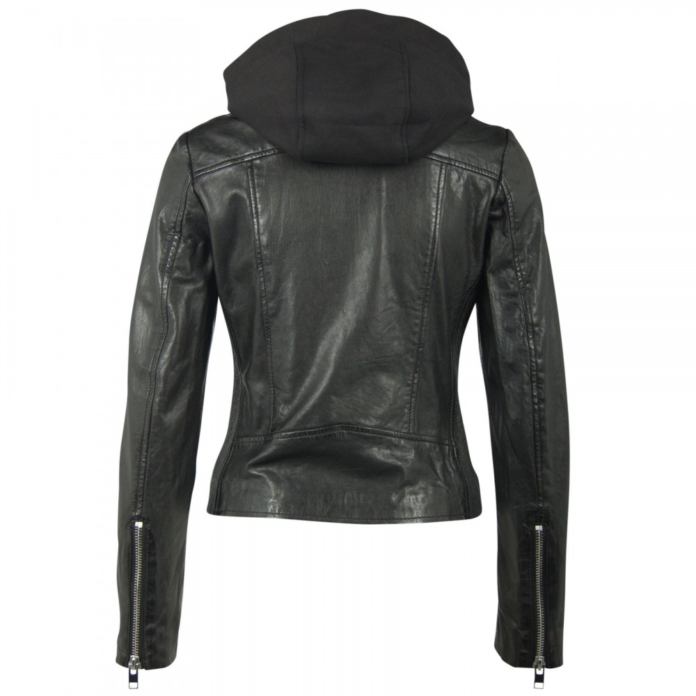 Geaca de Piele Naturala Dama Gipsy Neagra Jonee SF LVD Geaca de Piele Naturala Dama Gipsy Neagra Jonee SF LVD - readytowear.ro
