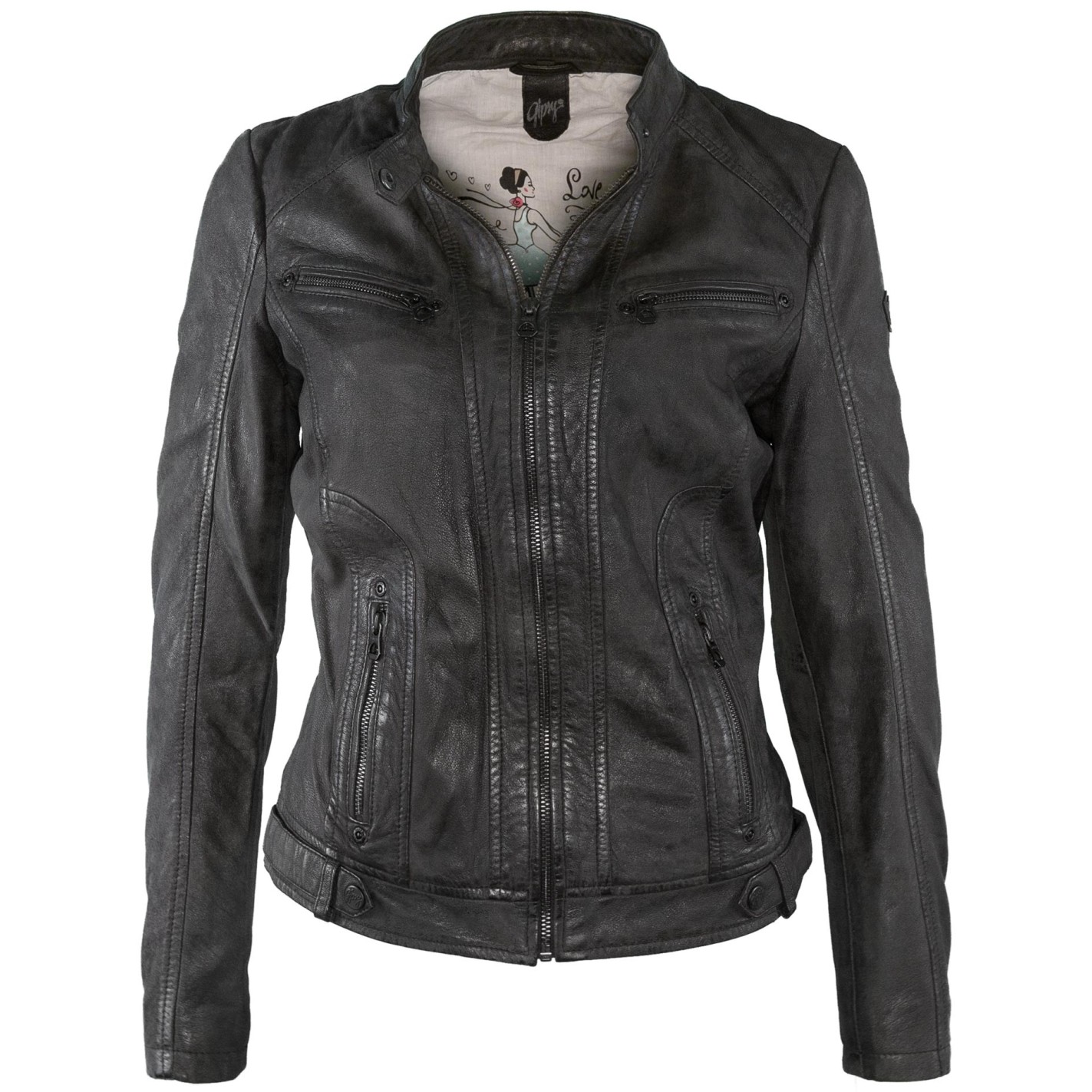 Geaca de Piele Naturala Dama Gipsy Neagra Jonet LCOUNTV – IMBRACAMINTE Geaca de Piele Naturala Dama Gipsy Neagra Jonet LCOUNTV – IMBRACAMINTE