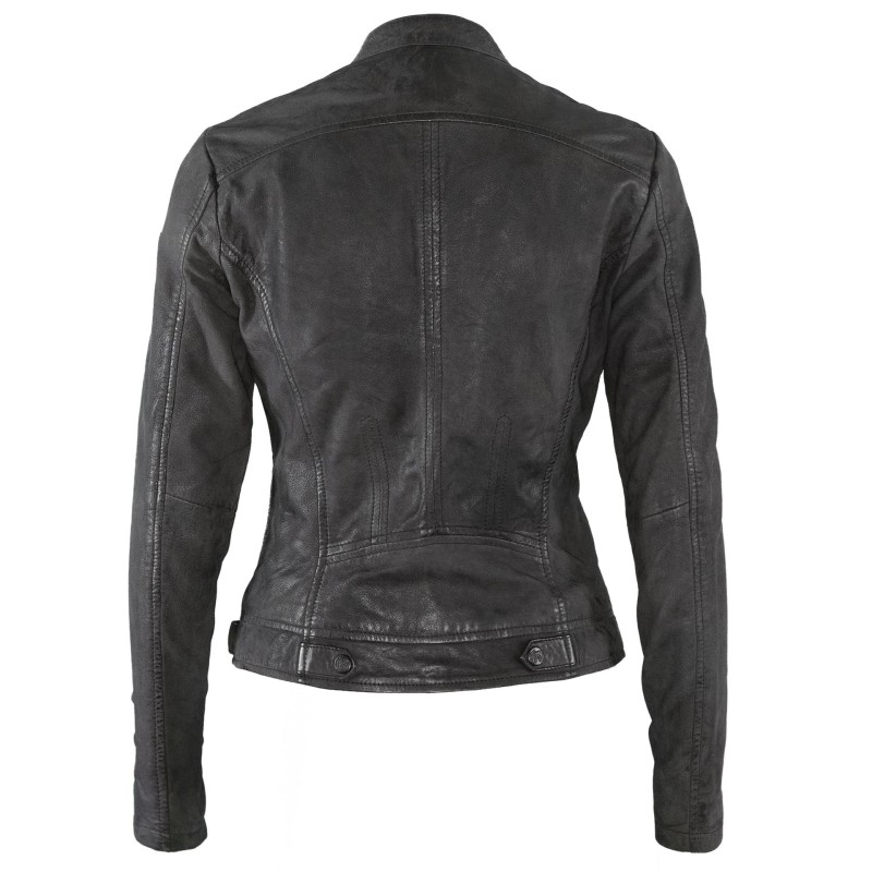 Geaca de Piele Naturala Dama Gipsy Neagra Jonet LCOUNTV – IMBRACAMINTE