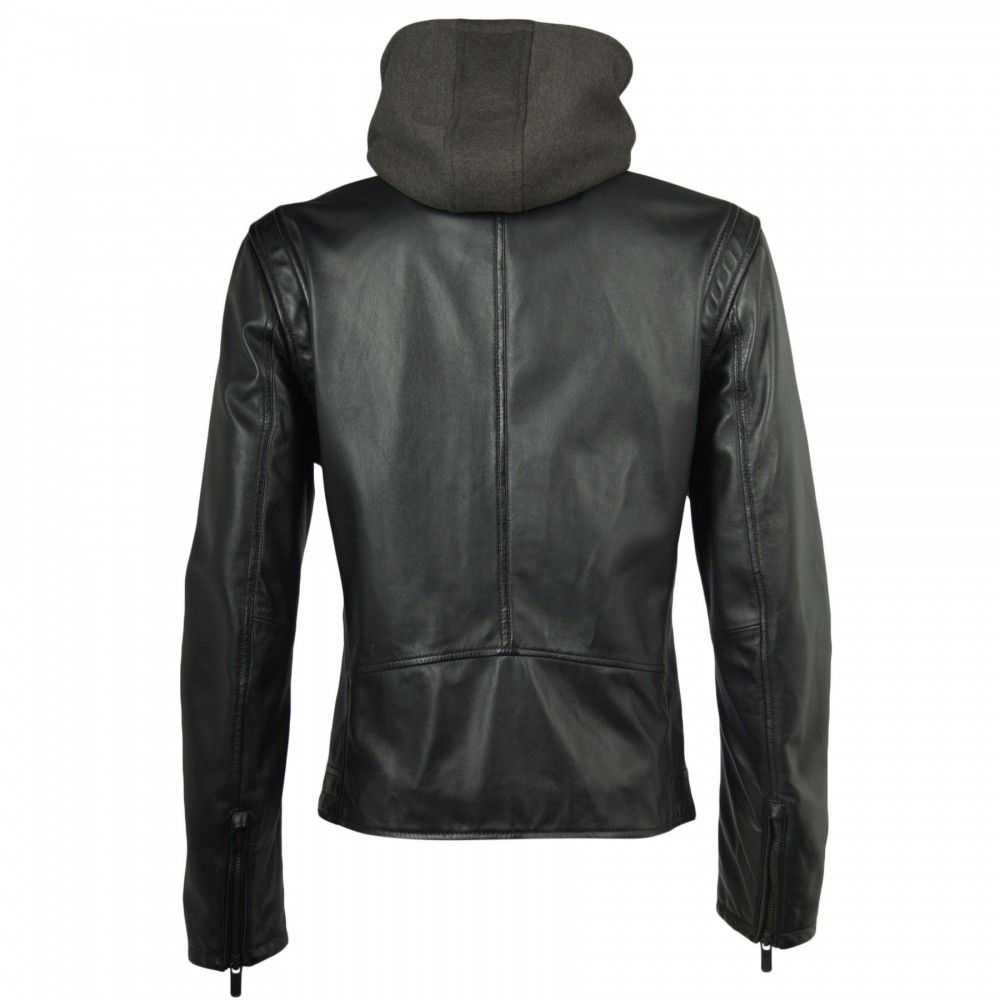 Geaca de Piele Naturala Barbati Gipsy Neagra Jonson LNSTV Geaca de Piele Naturala Barbati Gipsy Neagra Jonson LNSTV - readytowear.ro