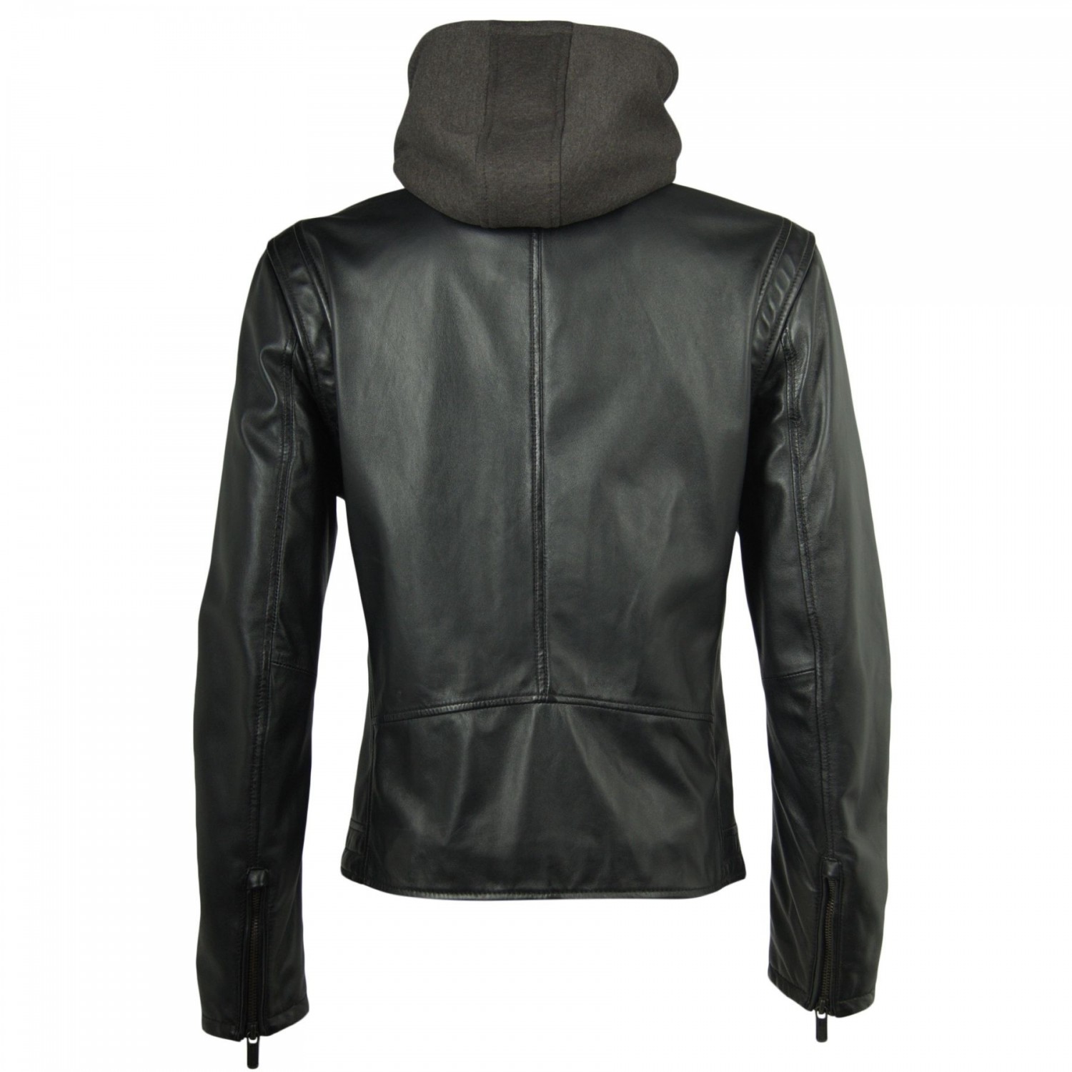 Geaca de Piele Naturala Barbati Gipsy Neagra Jonson LNSTV – IMBRACAMINTE