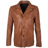 Geaca de Piele Naturala Barbati Gipsy Coniac Keel LAASV Geaca de Piele Naturala Barbati Gipsy Coniac Keel LAASV - readytowear