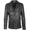 Geaca de Piele Naturala Barbati Gipsy Neagra Keel LAASV - readytowear