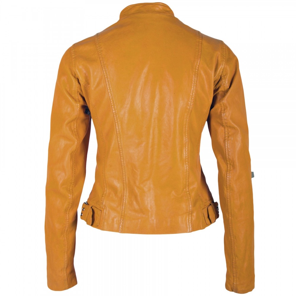 Geaca de Piele Naturala Dama Gipsy Galbena Khara SF LAMEZV Geaca de Piele Naturala Dama Gipsy Galbena Khara SF LAMEZV - readytowear.ro