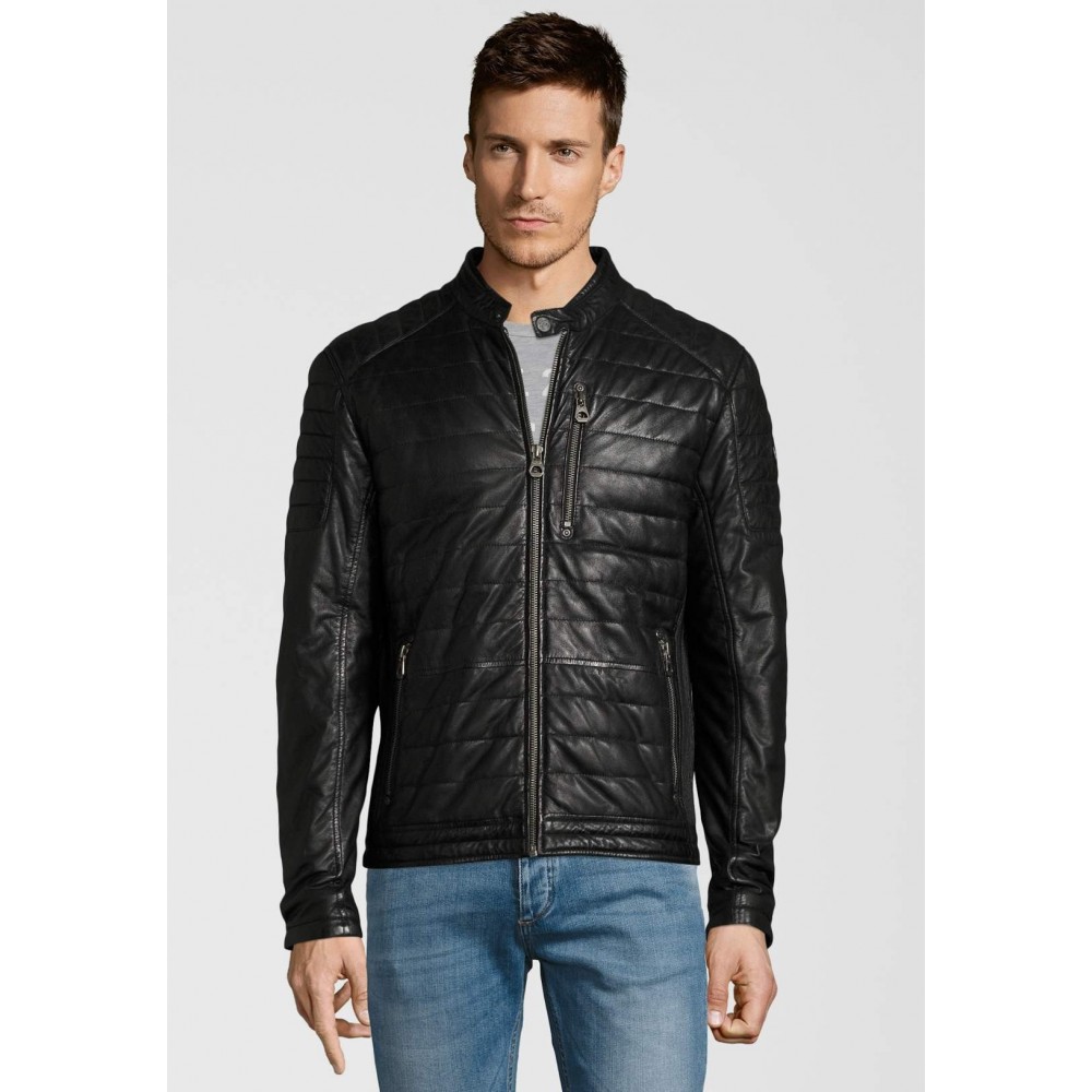 Geaca de Piele Naturala Barbati Gipsy Neagra Kian LNB W - readytowear