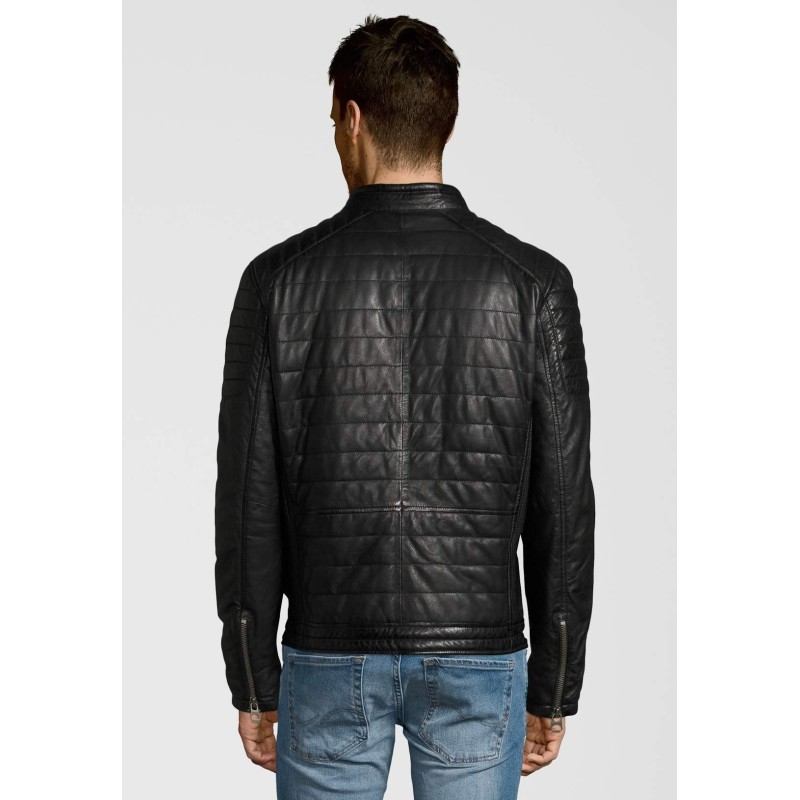 Geaca de Piele Naturala Barbati Gipsy Neagra Kian LNB W – IMBRACAMINTE