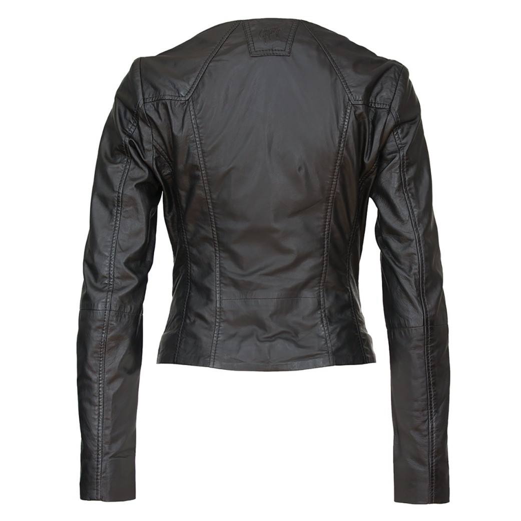 Geaca de Piele Naturala Dama Gipsy Neagra Kiara LASV – IMBRACAMINTE