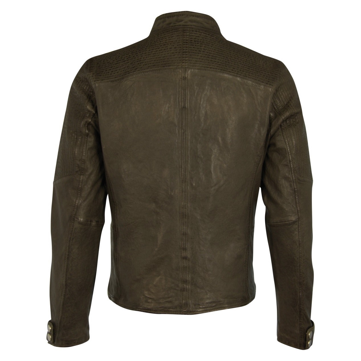 Geaca de Piele Naturala Barbati Gipsy Kaki inchis Kima SF LAPRAV – IMBRACAMINTE