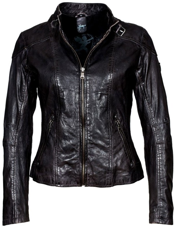 Geaca de Piele Naturala Dama Gipsy Neagra Kina LEGV – IMBRACAMINTE — fotografia 1