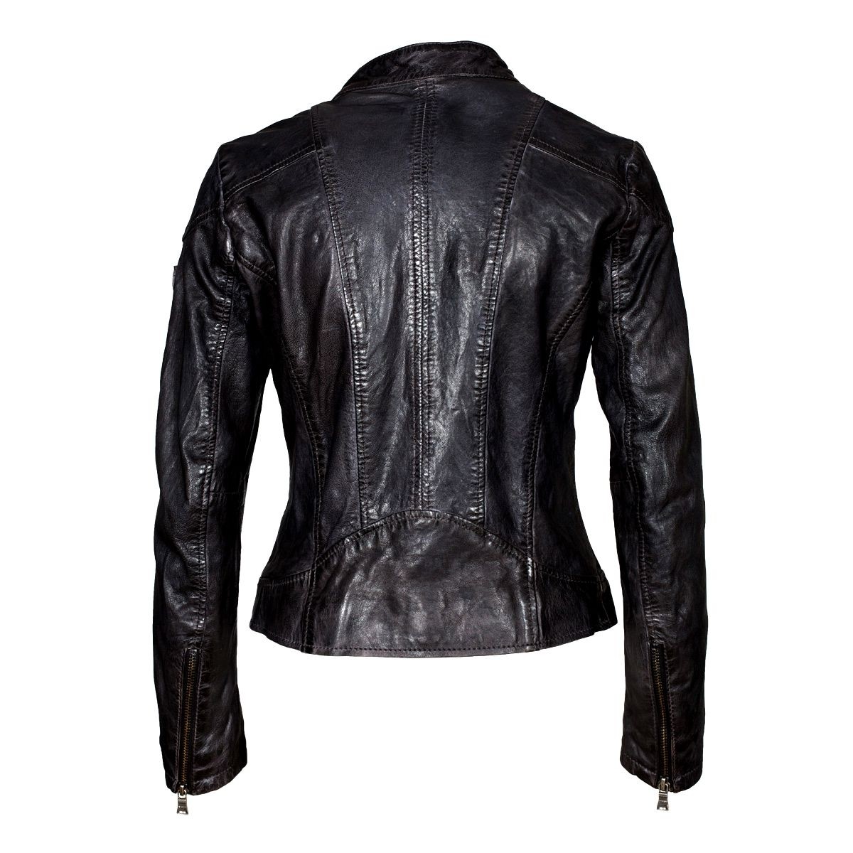 Geaca de Piele Naturala Dama Gipsy Neagra Kina LEGV – IMBRACAMINTE