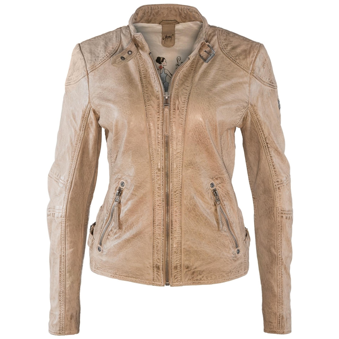 Geaca de Piele Naturala Dama Gipsy Bej Kylie S18 NSLONTV – IMBRACAMINTE Geaca de Piele Naturala Dama Gipsy Bej Kylie S18 NSLONTV – IMBRACAMINTE