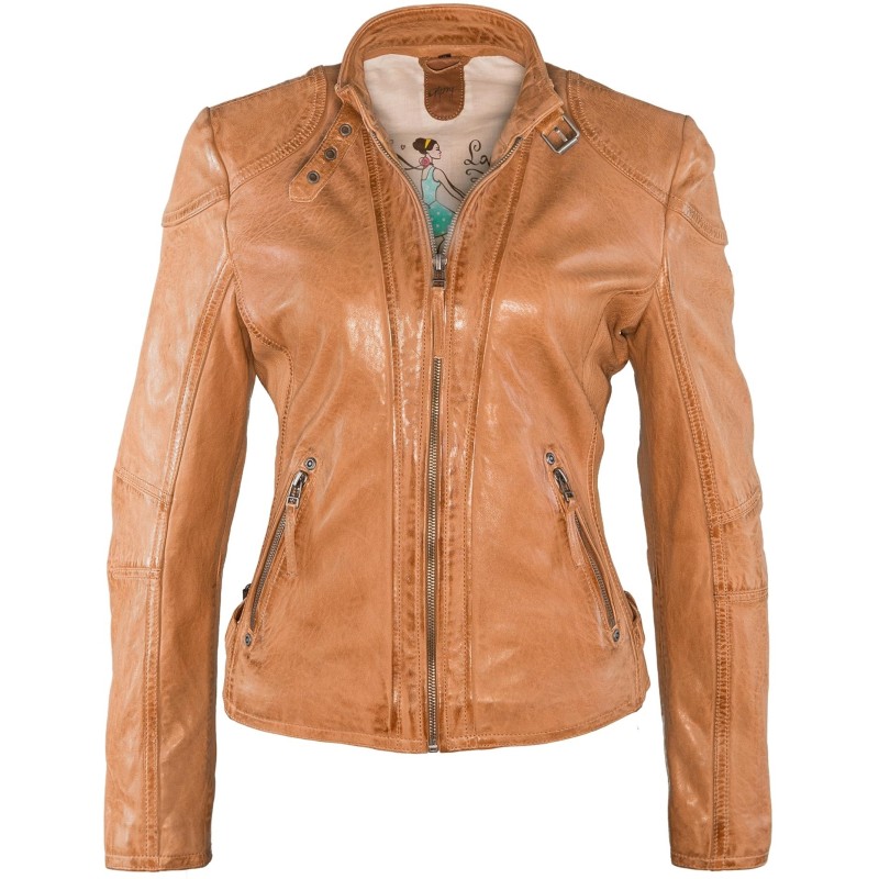 Geaca de Piele Naturala Dama Gipsy Camel Kylie S18 NSLONTV – IMBRACAMINTE