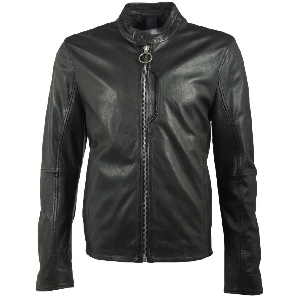 Geaca de Piele Naturala Barbati Gipsy Neagra Kylo SF LAOV - readytowear