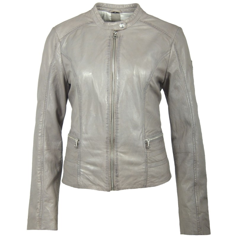 Geaca de Piele Naturala Dama Gipsy Gri Laila LONTV – IMBRACAMINTE Geaca de Piele Naturala Dama Gipsy Gri Laila LONTV – IMBRACAMINTE