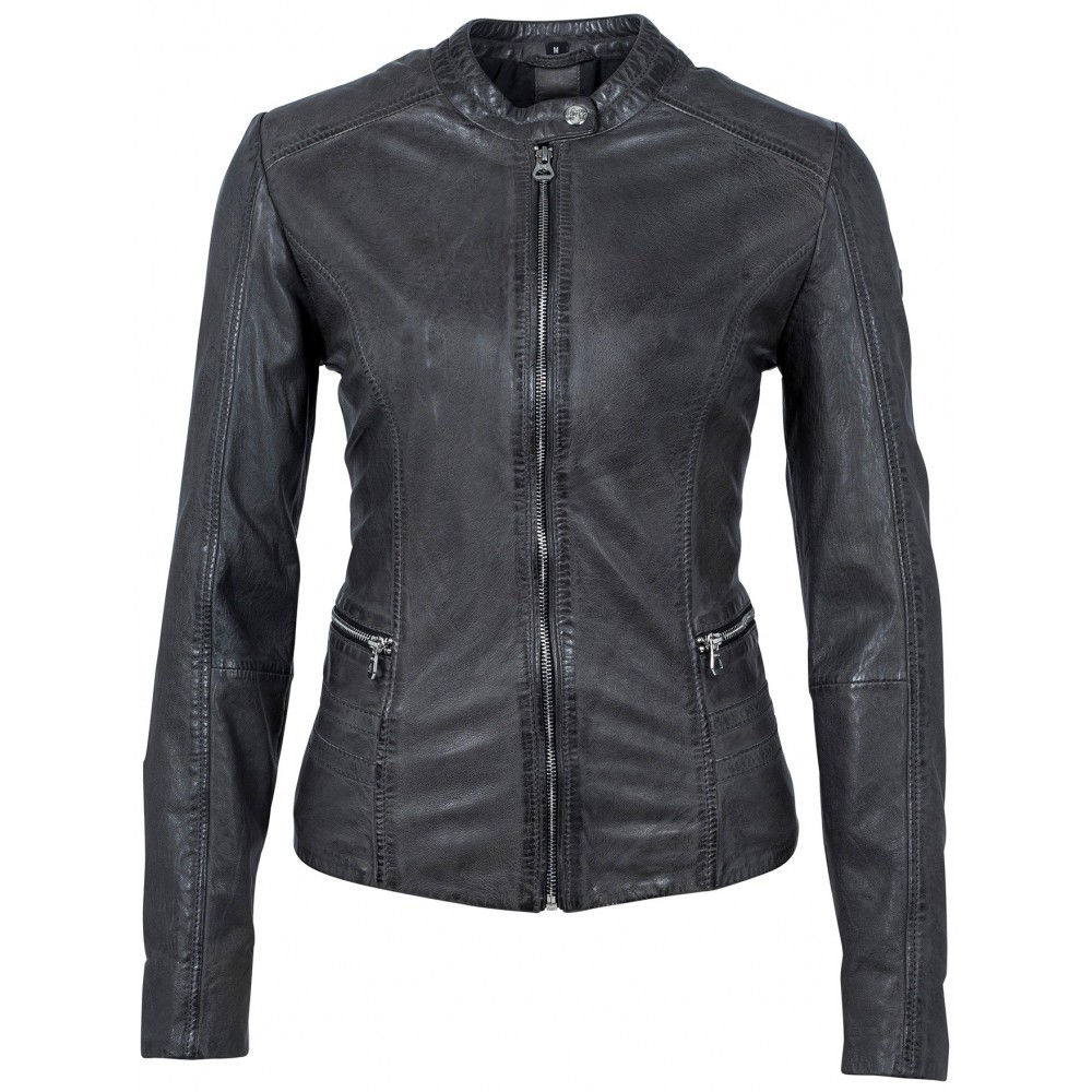 Geaca de Piele Naturala Dama Gipsy Neagra Laila LONTV Geaca de Piele Naturala Dama Gipsy Neagra Laila LONTV - readytowear.ro