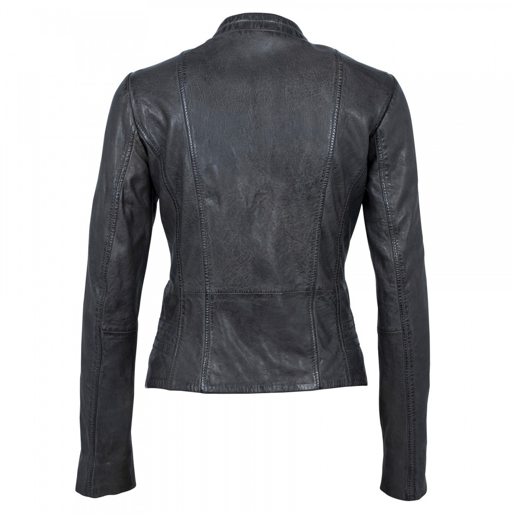 Geaca de Piele Naturala Dama Gipsy Neagra Laila LONTV Geaca de Piele Naturala Dama Gipsy Neagra Laila LONTV - readytowear.ro