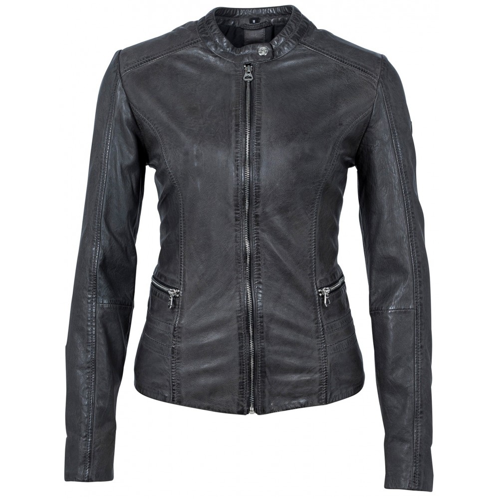 Geaca de Piele Naturala Dama Gipsy Antracit Laila W18 LONTV Geaca de Piele Naturala Dama Gipsy Antracit Laila W18 LONTV - readytowear