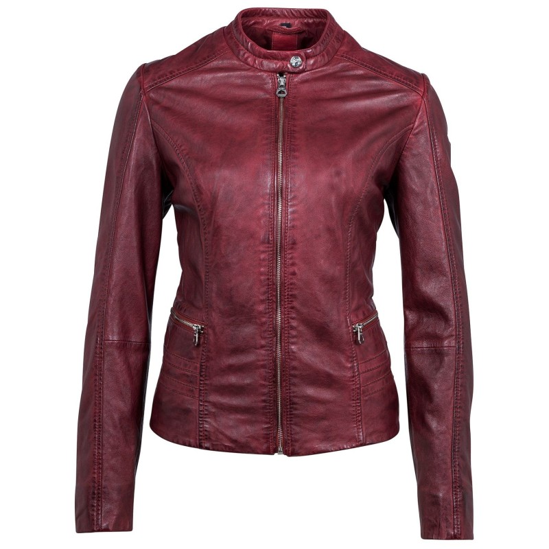 Geaca de Piele Naturala Dama Gipsy Visinie Laila W18 LONTV – IMBRACAMINTE