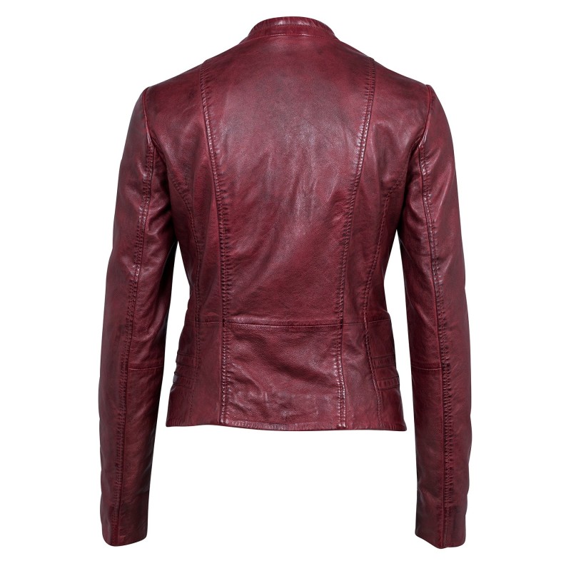 Geaca de Piele Naturala Dama Gipsy Visinie Laila W18 LONTV – IMBRACAMINTE