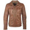 Geaca de Piele Barbati Gipsy Coniac Lanny - readytowear